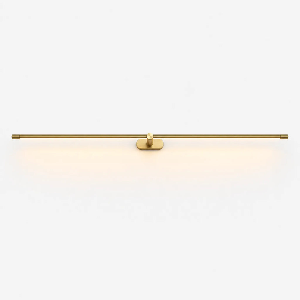 Linea - Minimalistisk Lineær Væglampe Fremhævelse Af Kunstværker