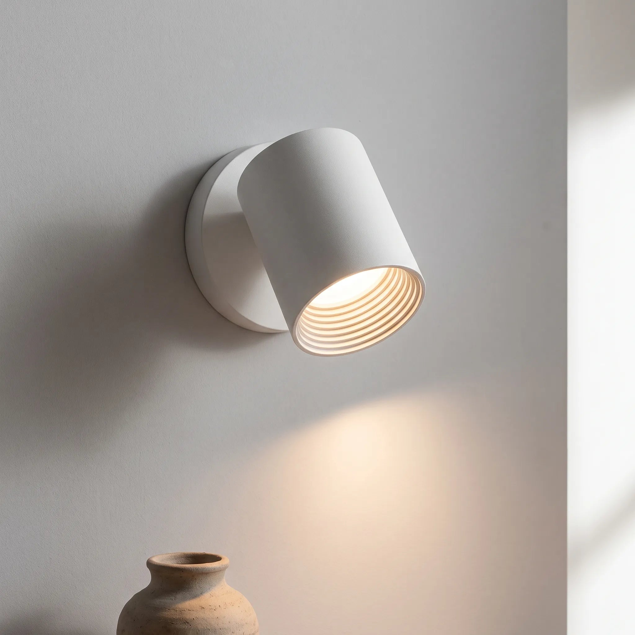 LuminaWall - Minimalistisk Genopladelig Væglampe Læselys Ved Sengen