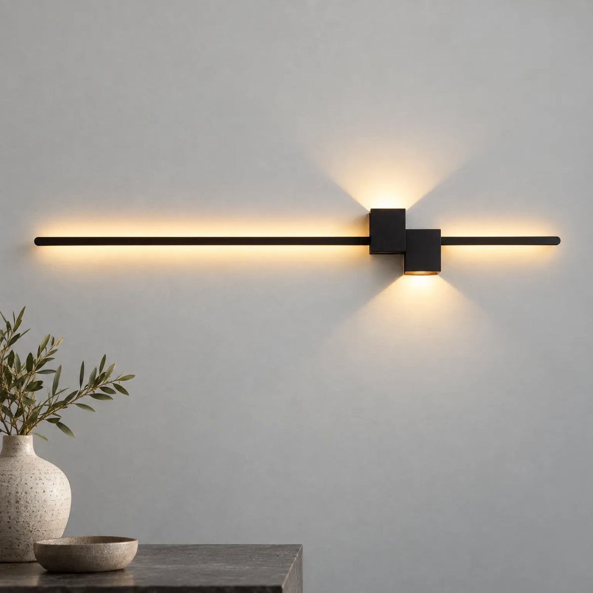 Novastil - Moderne Minimalistisk Væglampe Oplysning Af Gange