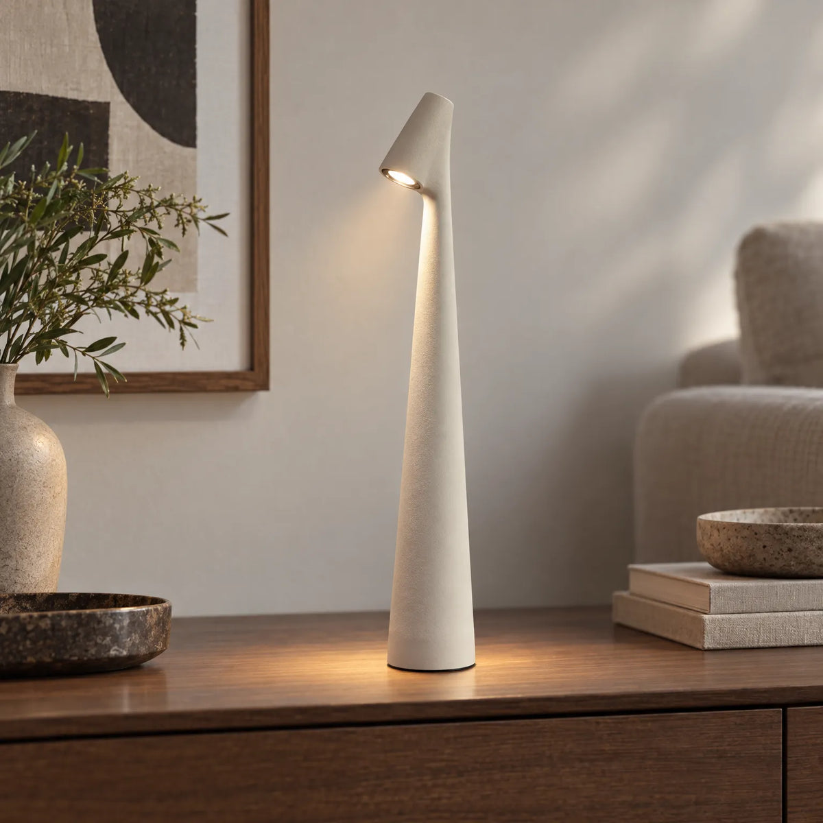 Taper - Trådløs Bordlampe Læsning I Sengen