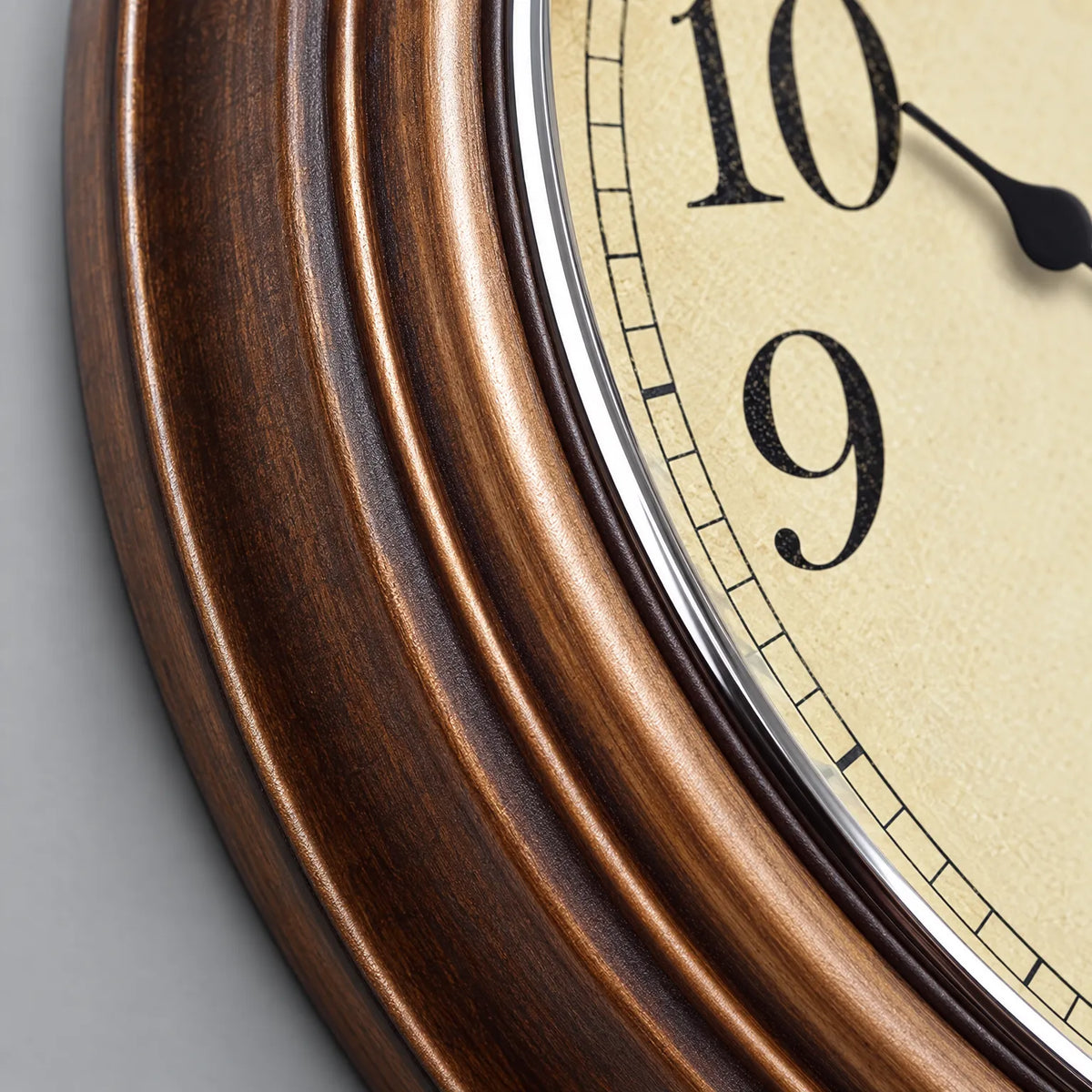 Timewisp - Klassisk Rundt Vægur Se Klokken