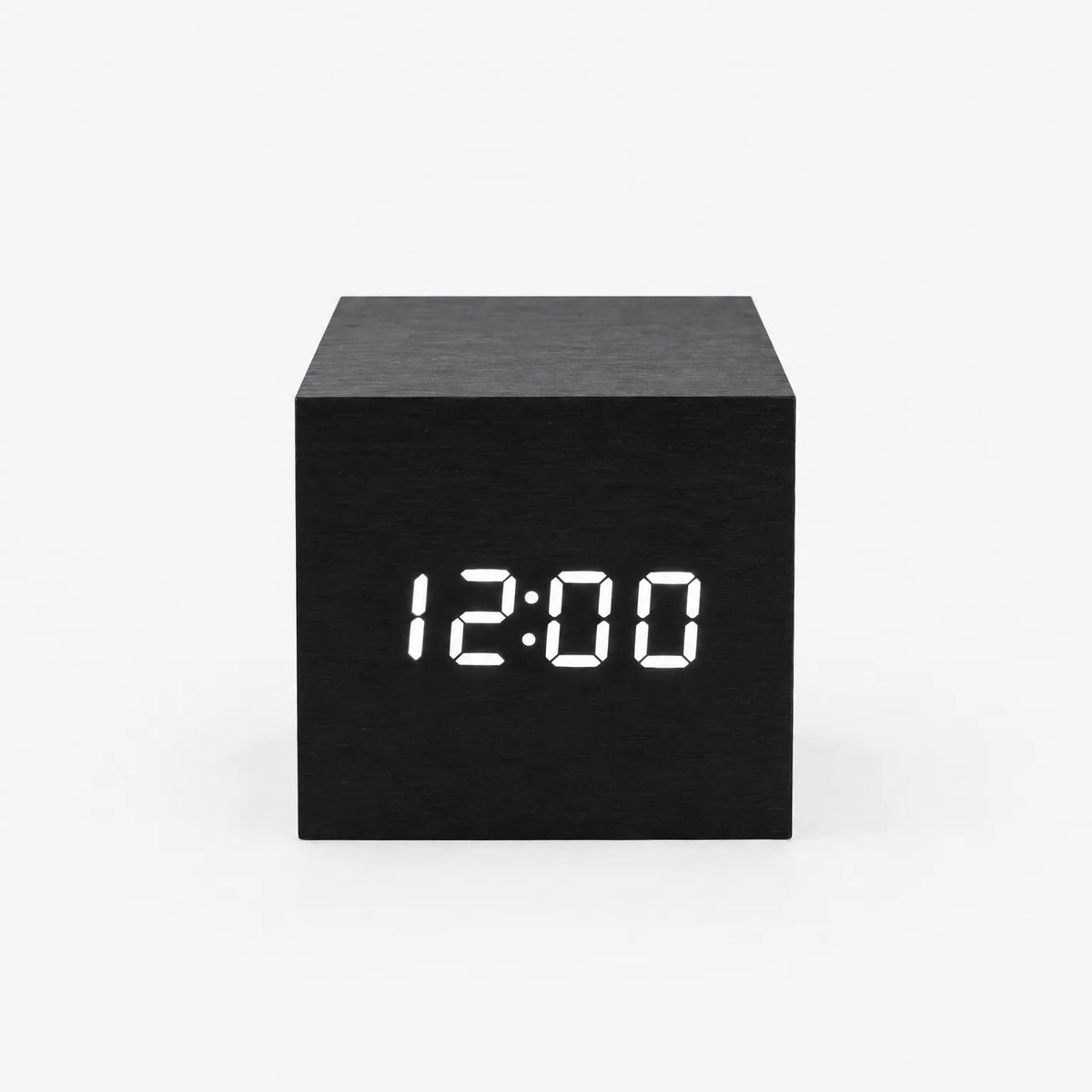 Voxcube - Minimalistisk Terningeformet LED-Vækkeur Se Klokken